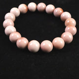 アラシャンアゲート ゴビアゲート　11.5mm玉ブレスレット 37.6g (ID:97485)