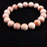 アラシャンアゲート ゴビアゲート　11.5mm玉ブレスレット 37.6g (ID:97485)