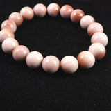 アラシャンアゲート ゴビアゲート　11.5mm玉ブレスレット 37.6g (ID:97485)