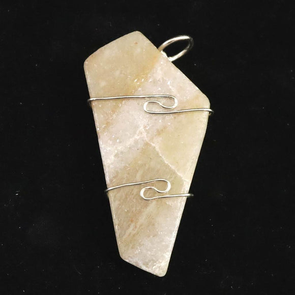 H&E社 リチウムライト ワイヤーラップ ペンダントトップ 証明書付 9.7g (ID:97556)