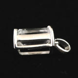 ロシア産 フェナカイト 8.3mm エメラルド カット ペンダントトップ 証明書付 3.75ct (ID:97843)