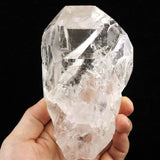 モンブラン産 水晶 レコードキーパー 水入り レインボー 669.0g (ID:98074)