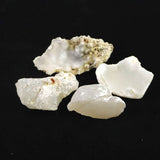 島根県大津島産　玉髄　カルセドニー 原石4個セット 80.1g (ID:98136)