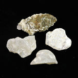島根県大津島産　玉髄　カルセドニー 原石4個セット 80.1g (ID:98136)