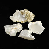 島根県大津島産　玉髄　カルセドニー 原石4個セット 80.1g (ID:98136)