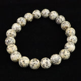 京都府産　鞍馬石 10mm玉ブレスレット　証明書付 28.3ｇ (ID:98178)