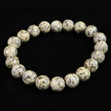 京都府産　鞍馬石 10mm玉ブレスレット　証明書付 28.3ｇ (ID:98178)