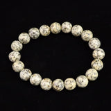 京都府産　鞍馬石 10mm玉ブレスレット　証明書付 28.3ｇ (ID:98178)