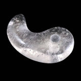 チベット カイラス産 ヒマラヤ水晶 26mm勾玉 4.5g (ID:98291)