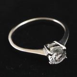 ブラジル産 フェナカイト 5mmラウンドカット リング 鑑別書付 13号 (ID:98321)