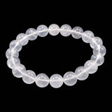 北海道 富良野産 水晶 10mm玉 ブレスレット 29.4g *希少* (ID:98371)
