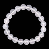 北海道 富良野産 水晶 10mm玉 ブレスレット 29.4g *希少* (ID:98371)