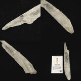 高千穂天岩戸水晶 AAA 202mm原石 ディレクトリーカード付 156.8g (ID:98707)