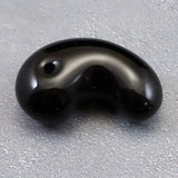 隠岐の島 黒曜石 30mm勾玉 ディレクトリカード付 7.7g (ID:98802)