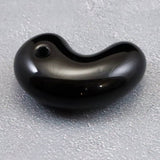 隠岐の島 黒曜石 30mm勾玉 ディレクトリカード付 7.7g (ID:98802)
