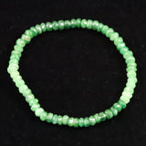 ツァボライトガーネット  4A  4.5mmボタンカット グラデーション ブレスレット 8.1ｇ  (ID:98827)