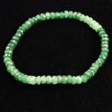 ツァボライトガーネット  4A  4.5mmボタンカット グラデーション ブレスレット 8.1ｇ  (ID:98827)