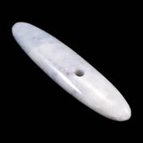 糸魚川翡翠 青海産 ラベンダー  58mm大珠 ディレクトリカード付 10.2g (ID:98830)