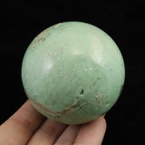 インドネシア産 クリソプレーズ　60mm スフィア 301g (ID:98905)