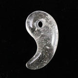 チベット カイラス産 ヒマラヤ 水晶 勾玉 4.26g (ID:98963)