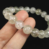 ブラジル産 フェナカイト SA　10.2mm玉ブレスレット 鑑別書付 33.18g  (ID:98977)