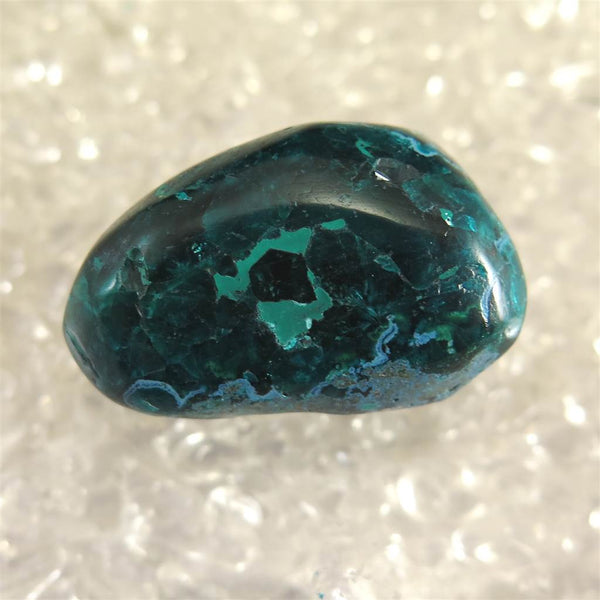 天然石 ダイオプテーズ 翠銅鉱 タンブルストーン 約27g コンゴ産 12625a_f6d9d509-e5b6-4ec5-9d27