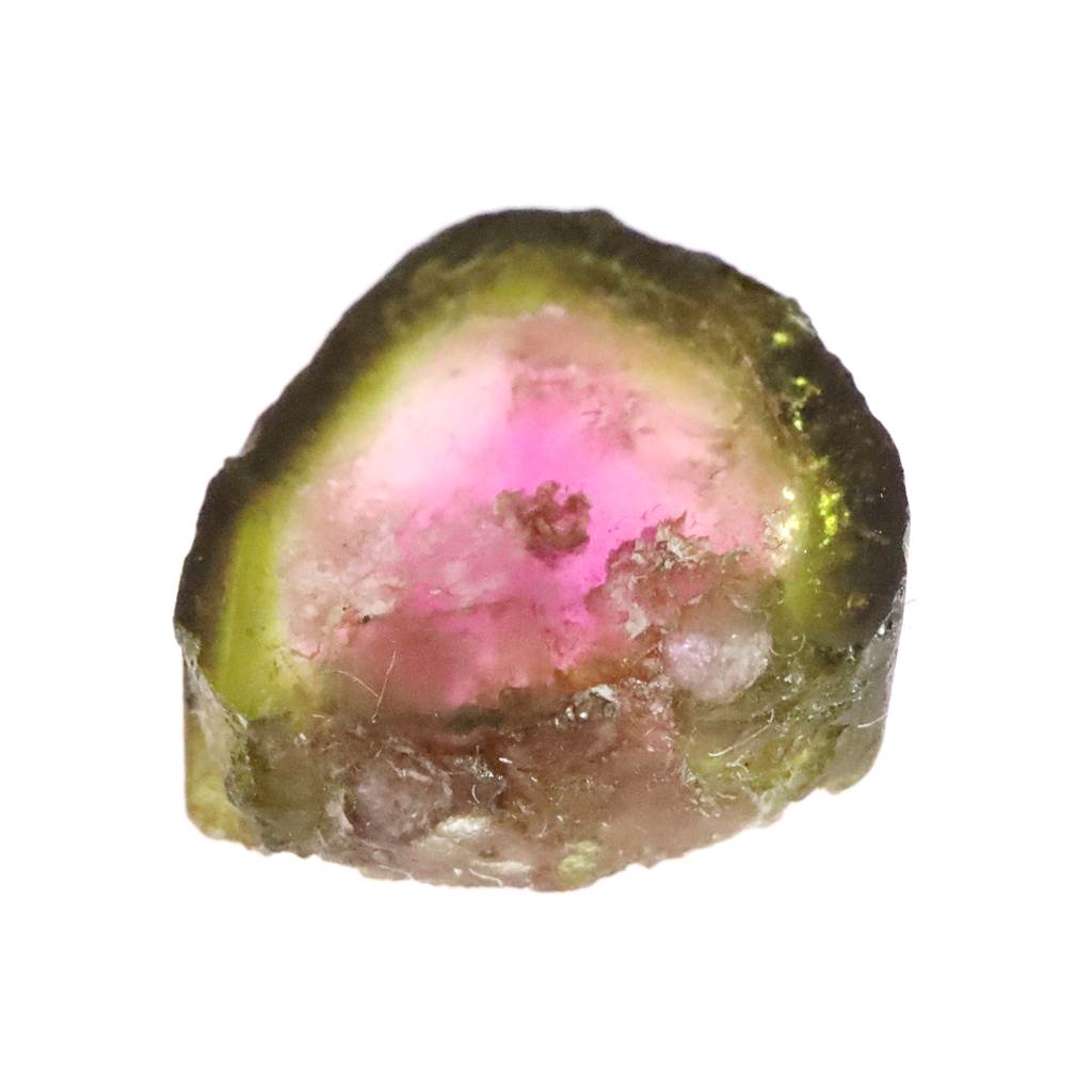 ウォーターメロントルマリン 原石スライス ブラジル産 3.73ct