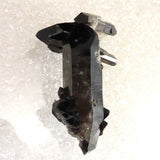 米国アーカンソー州産　黒水晶 モリオン　クラスター　証明書付 178.1g (ID:14776)