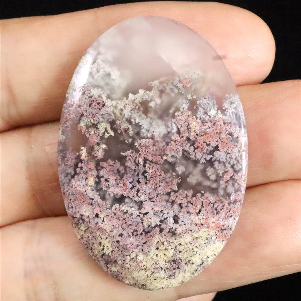 モスアゲート 苔瑪瑙 フェアリームーン⭐︎ スタンド付き♡ スタンド付き❣️モスアゲート フェアリームーン✨苔瑪瑙