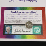 H＆E社 ゴールデンアゼツライト(AZOZEO)   15mmスフィア 証明書付 4.5g (ID:20623)