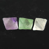 フローライト 蛍石 8面体 結晶原石 3色セット 33.6g (ID:27273)