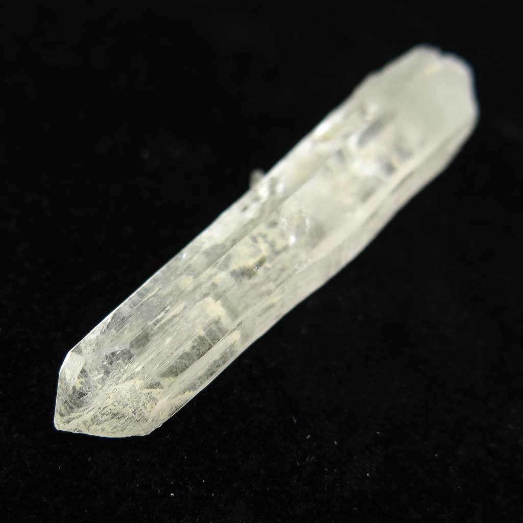 岩手県 玉山鉱山 水晶 56mmポイント原石 DT 貫入 9.3g (ID:29503