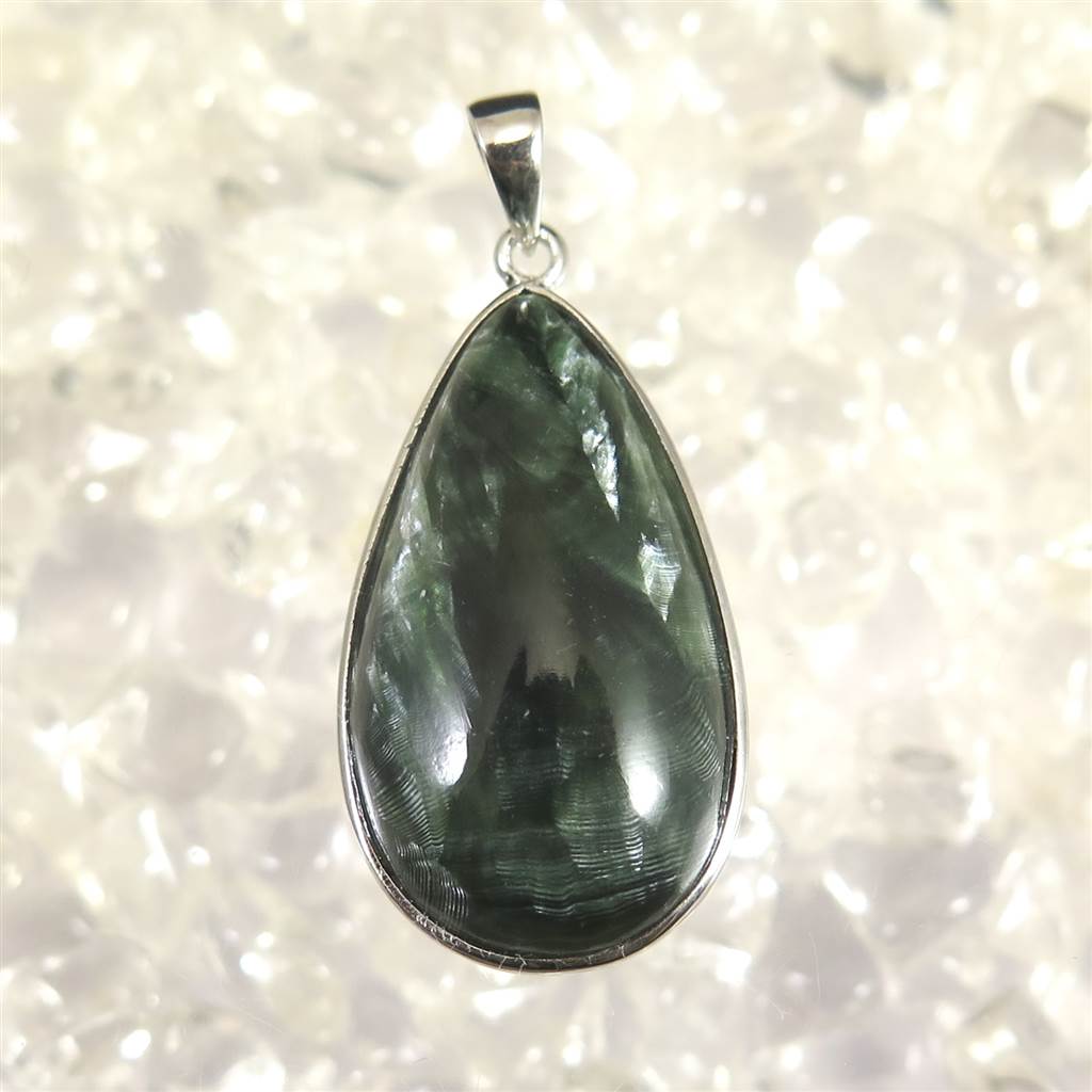 セラフィナイト Seraphinite ブレスレット クリノクロア 12mm