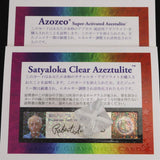 H&E社 サチャロカ アゼツライト(AZOZEO) 29mmマカバスター 証明書付 11.4g (ID:38442)