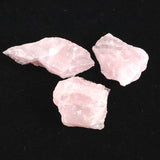 福島県産 ローズクォーツ 紅水晶 原石 ２個セット 7.3ｇ (ID:38968)