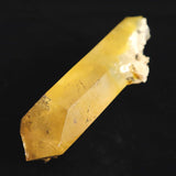 米国アーカンソー州産 ゴールデンヒーラー 水晶 ポイント 原石 209g  (ID:39651)