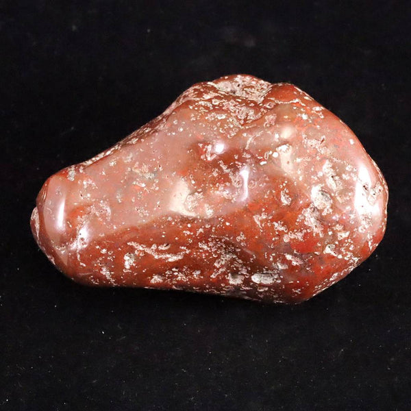 佐渡 赤玉石 72mm 磨き 原石 証明書付 139.1g (ID:40235) | 榎本通商