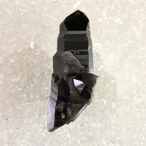 米国アーカンソー州産　黒水晶 モリオン　原石　証明書付 60.1g (ID:46520)