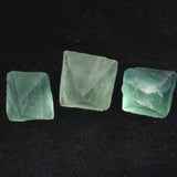 フローライト 蛍石 8面体 結晶 原石 3個セット 69.4g (ID:53300)