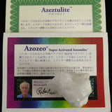 H&E社  アゼツライト(AZOZEO)  原石 証明書付 37.8g (ID:61473)