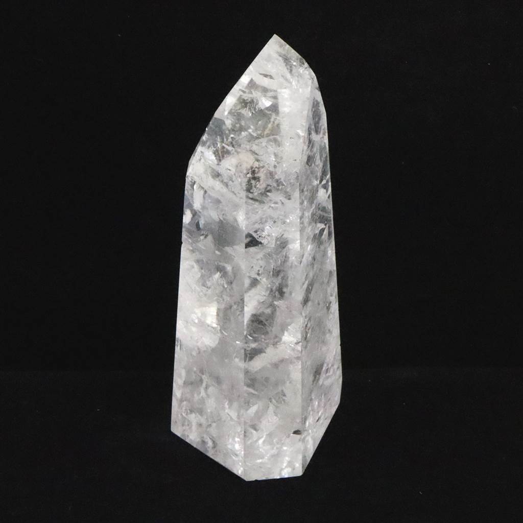 ブラジル産 レムリアンシード 110mm 水晶 磨きポイント レインボー