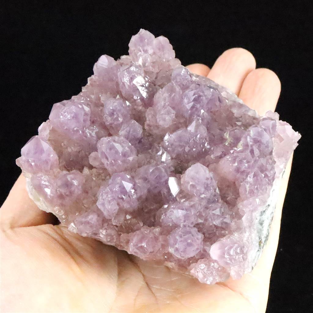 秋田県 尾去沢鉱山 紫水晶 アメジスト クラスター 398g (ID:72387) | 榎本通商