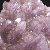 秋田県 尾去沢鉱山 紫水晶 アメジスト クラスター 398g (ID:72387)