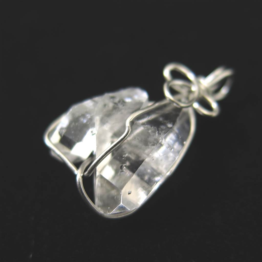 ハーキマーダイヤモンド 原石 ペンダントトップ 2.24g (ID:73314