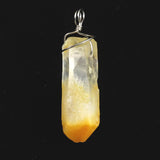 コロンビア産 マンゴークォーツ　45mm 原石ペンダントトップ 16.01g (ID:81277)
