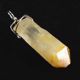 コロンビア産 マンゴークォーツ　45mm 原石ペンダントトップ 16.01g (ID:81277)