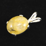 H&E社 ヒマラヤゴールドアゼツライト（AZOZEO) 10mmオーバル ペンダントトップ 1.1g (ID:83355)