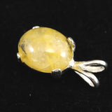 H&E社 ヒマラヤゴールドアゼツライト（AZOZEO) 10mmオーバル ペンダントトップ 1.1g (ID:83355)