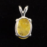 H&E社 ヒマラヤゴールドアゼツライト（AZOZEO) 10mmオーバル ペンダントトップ 1.1g (ID:83355)