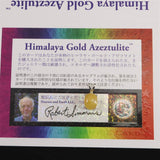 H&E社 ヒマラヤゴールドアゼツライト（AZOZEO) 10mmオーバル ペンダントトップ 1.1g (ID:83355)